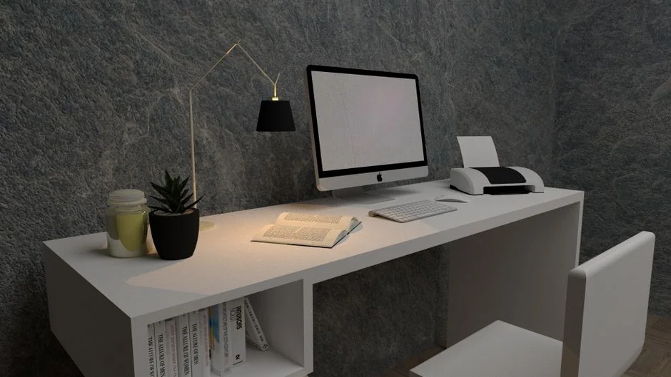 A close-up shot of a laptop displaying a website, resting on a wooden table beside a window.
